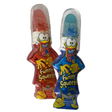 Funny candy squeeze painter of noodle candy